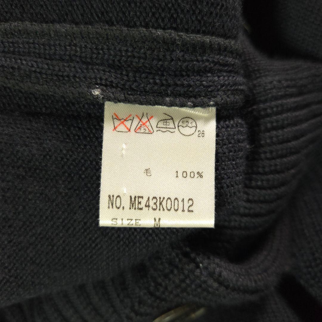 94aw ISSEY MIYAKE MEN ウールカーディガン ブラック