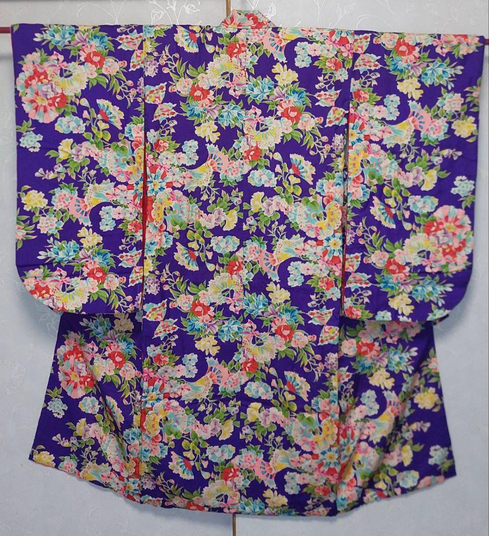 NK36アンティーク子供着物めちゃくちゃ綺麗美品着丈116センチ裄丈54センチ