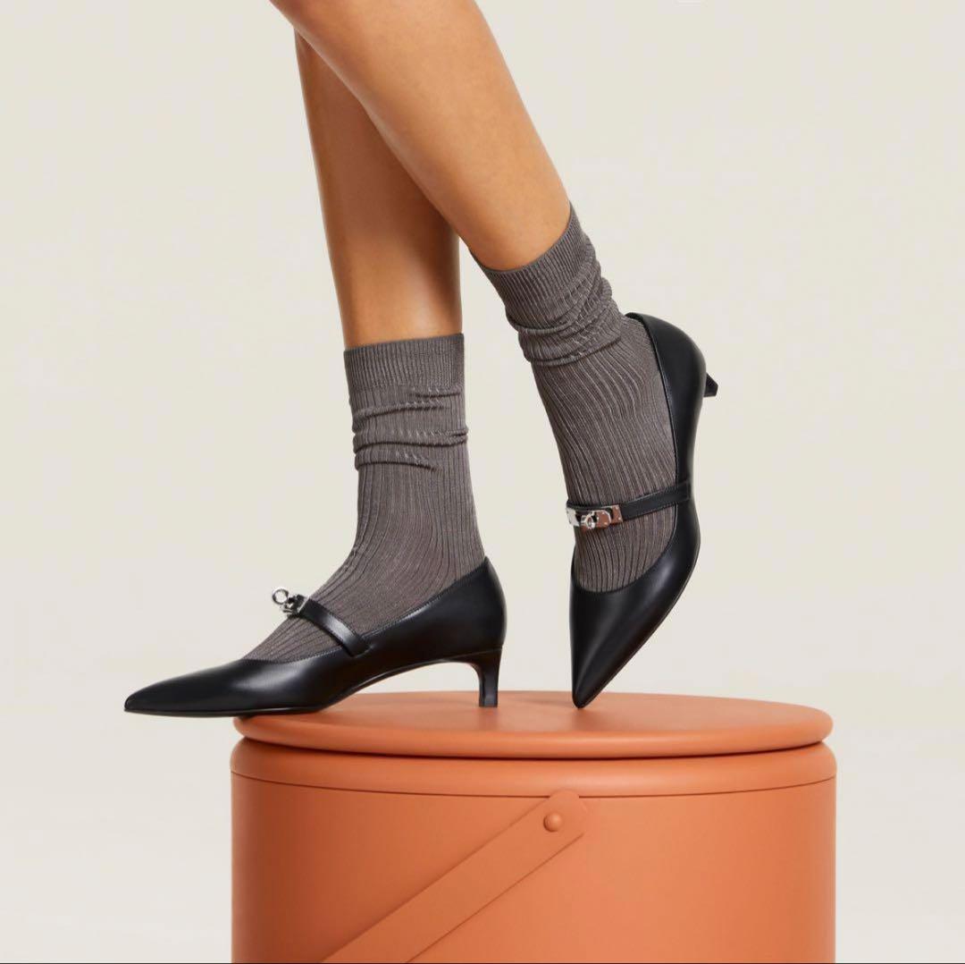 エルメス　エルメス　パンプス　キアラ４０　新品・未使用　37