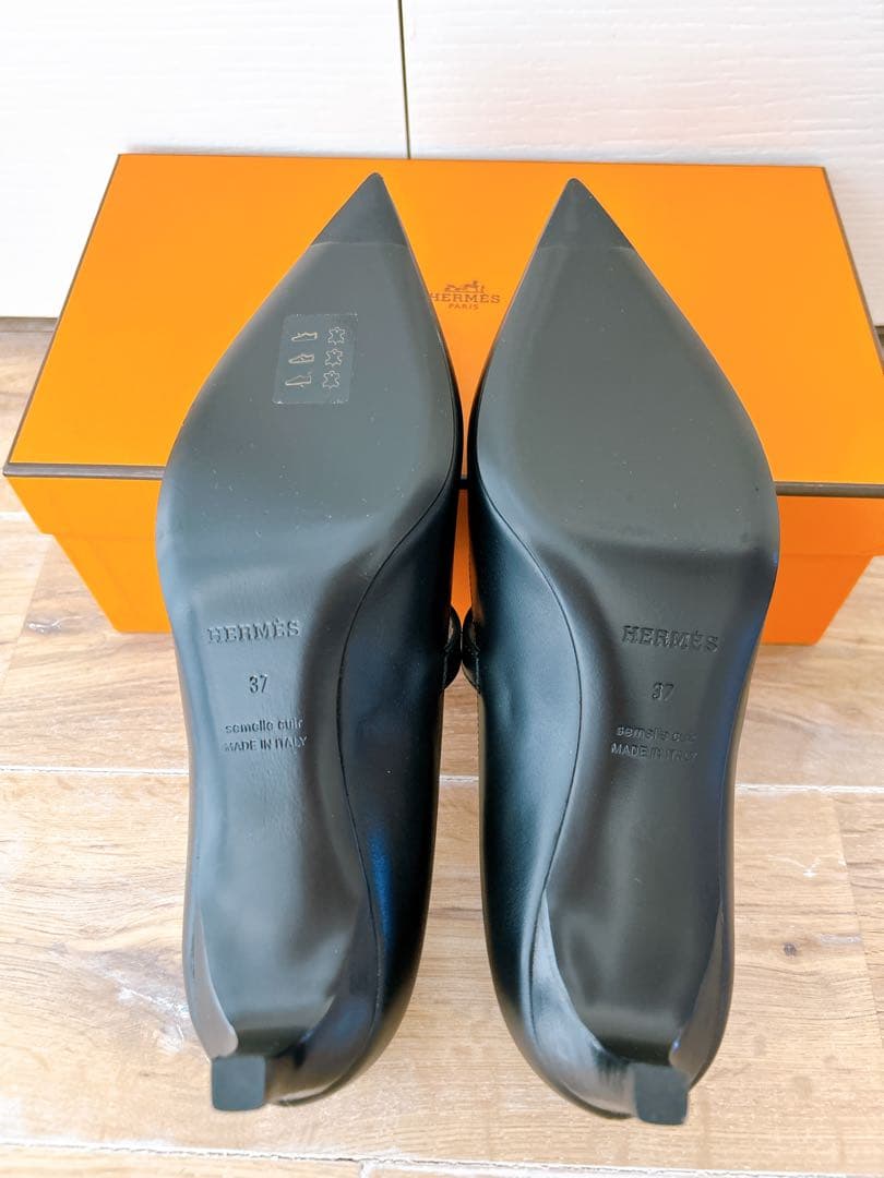 エルメス　エルメス　パンプス　キアラ４０　新品・未使用　37