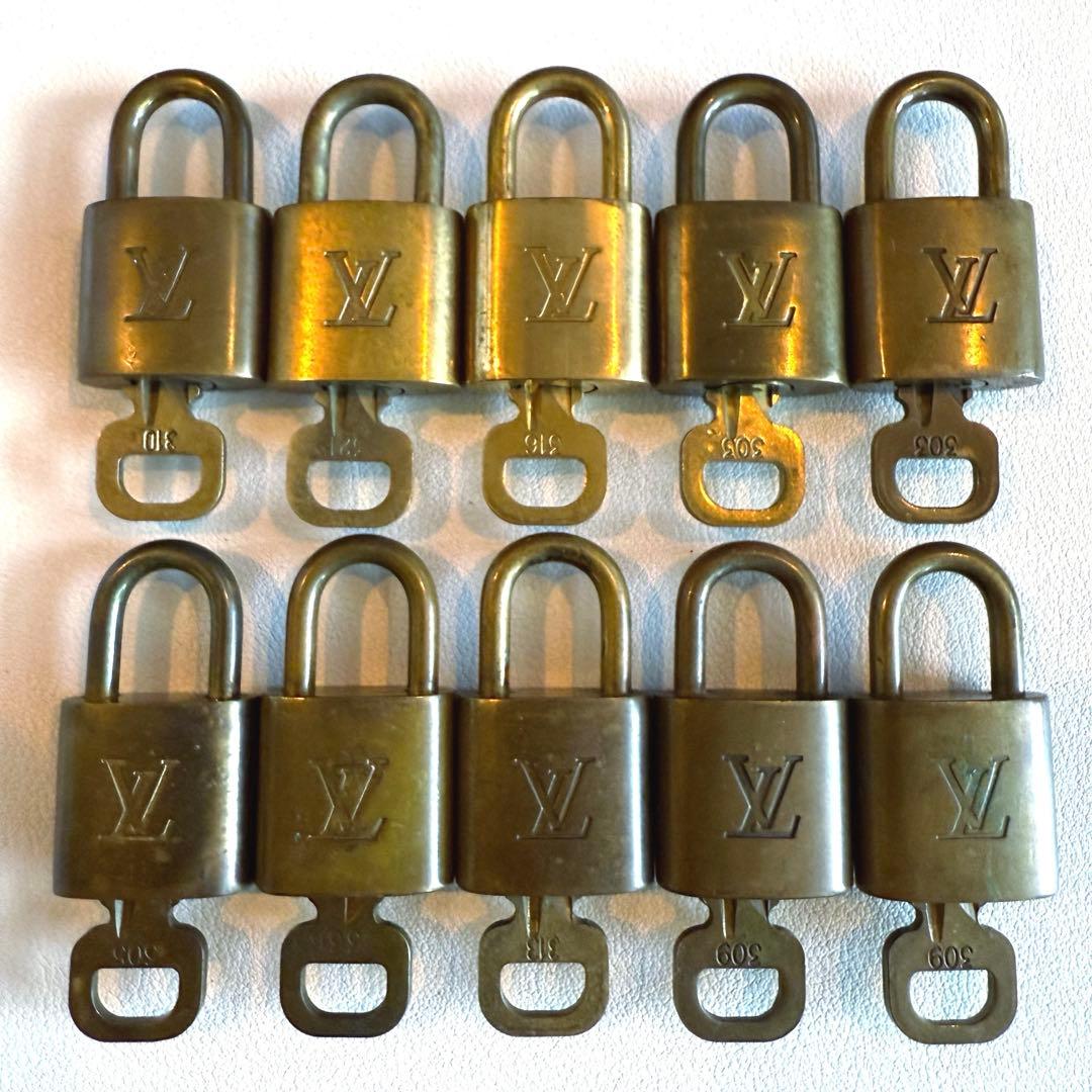 ルイヴィトン LOUIS VUITTON パドロック 南京錠 カデナ 10個