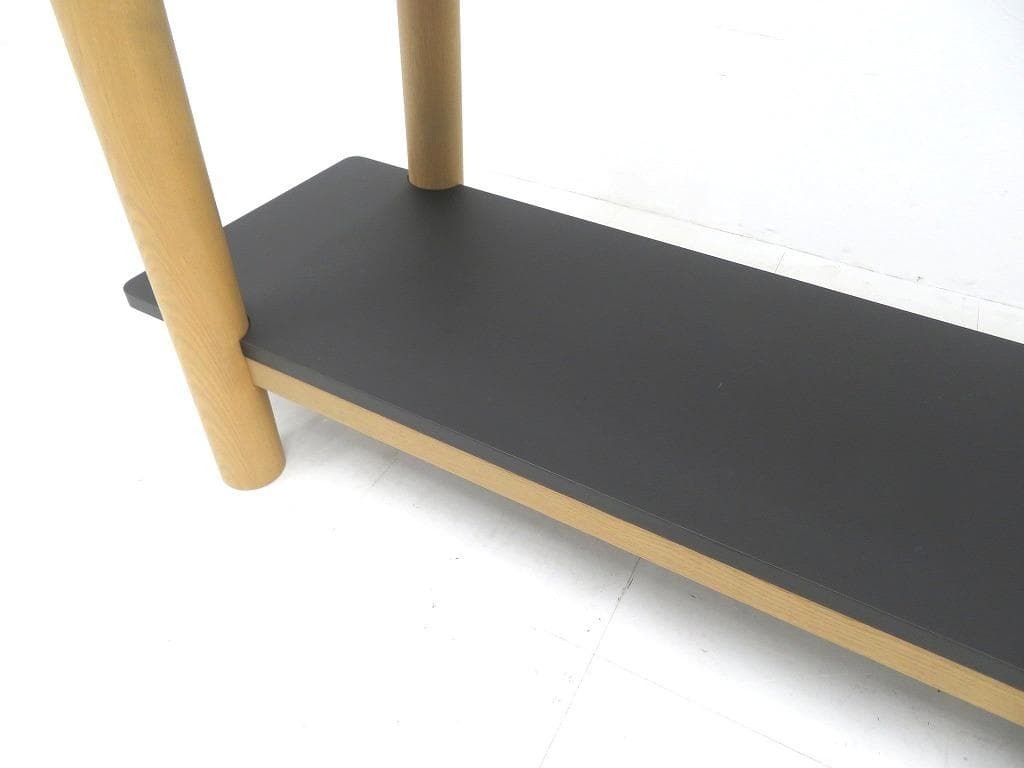 展示品　シボネ　リノリウム　オーク材　サイドボード　シェルフ　飾り棚　テレビ台