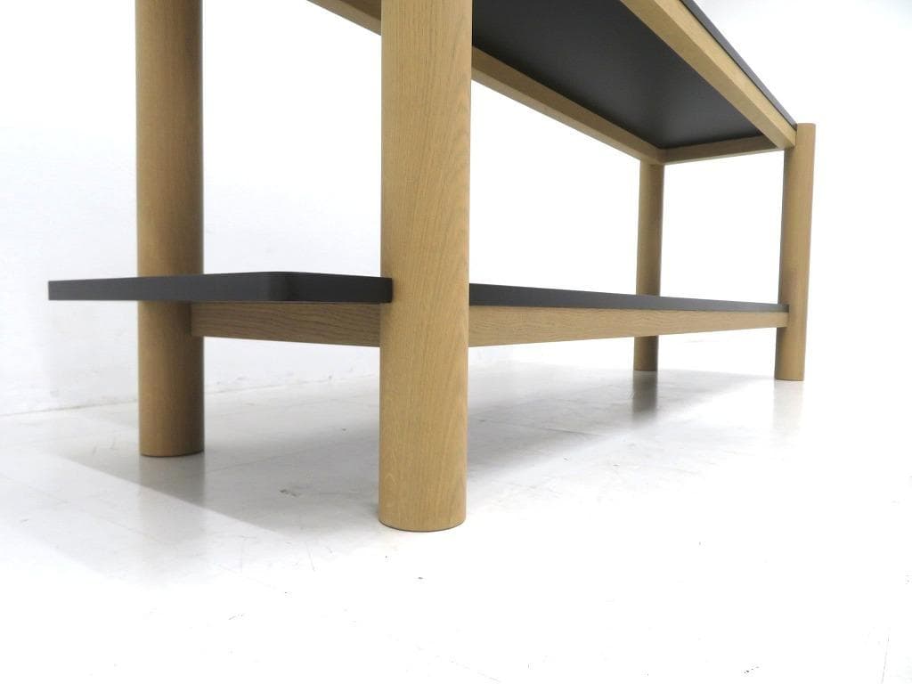 展示品　シボネ　リノリウム　オーク材　サイドボード　シェルフ　飾り棚　テレビ台