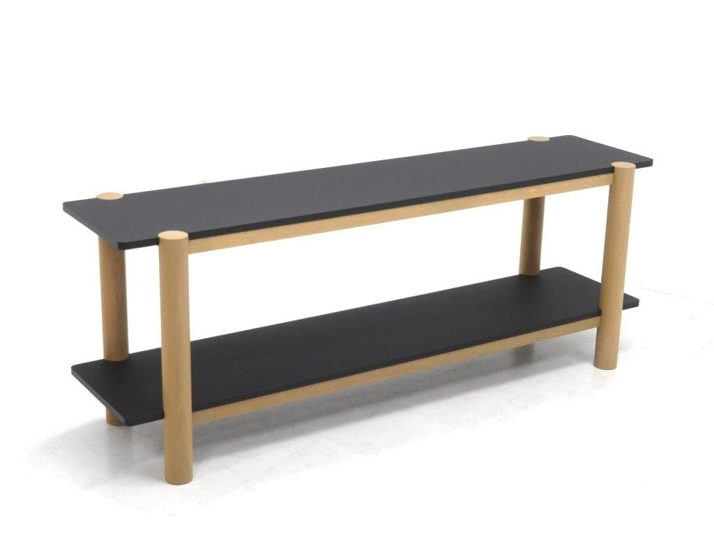 展示品　シボネ　リノリウム　オーク材　サイドボード　シェルフ　飾り棚　テレビ台