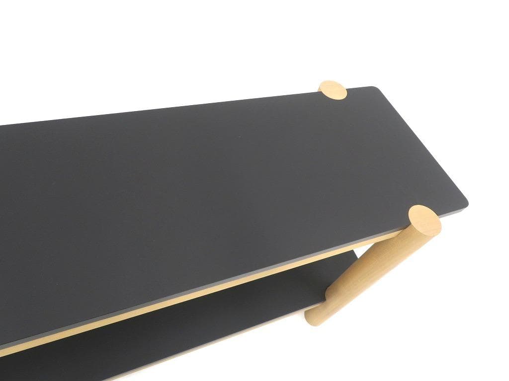 展示品　シボネ　リノリウム　オーク材　サイドボード　シェルフ　飾り棚　テレビ台