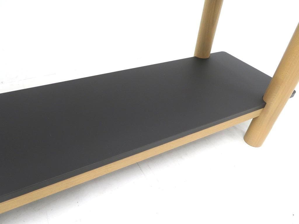 展示品　シボネ　リノリウム　オーク材　サイドボード　シェルフ　飾り棚　テレビ台