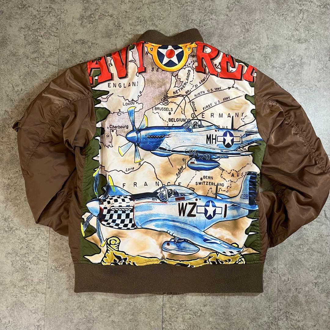 最終‼️限定✨ AVIREX 35周年記念 MA-1 リバーシブル L フライト