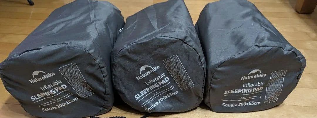 Naturehike インフレーターマット5cm 3個セット（連結可）