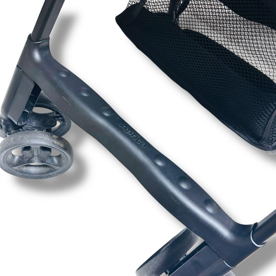 【極美品】Aprica カルーンエアーAB グリーン 軽量 両対面