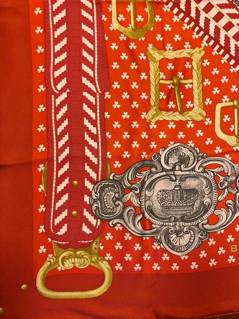 新品未使用 エルメス　スカーフ　カレ ウォッシュ 90