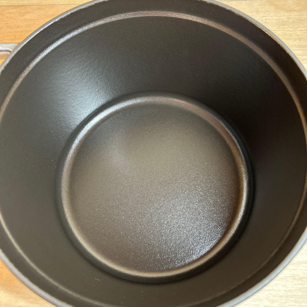 STAUB ストウブ　グランドココット　グレー　深型　24cm 両手鍋　鍋