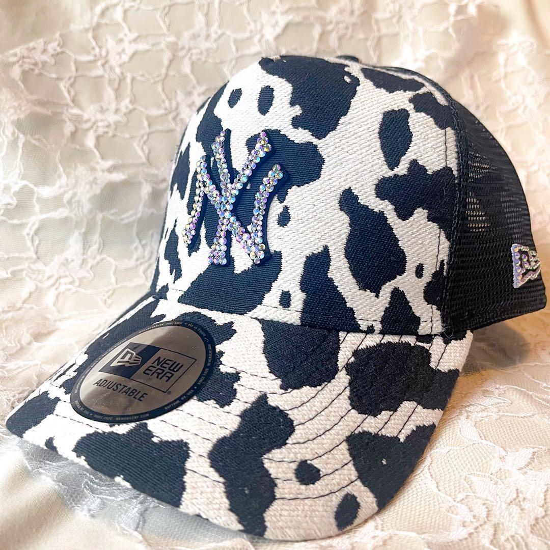 ニューエラ キャップ ラインストーン キラキラ9FORTY オーロラ トラッカー