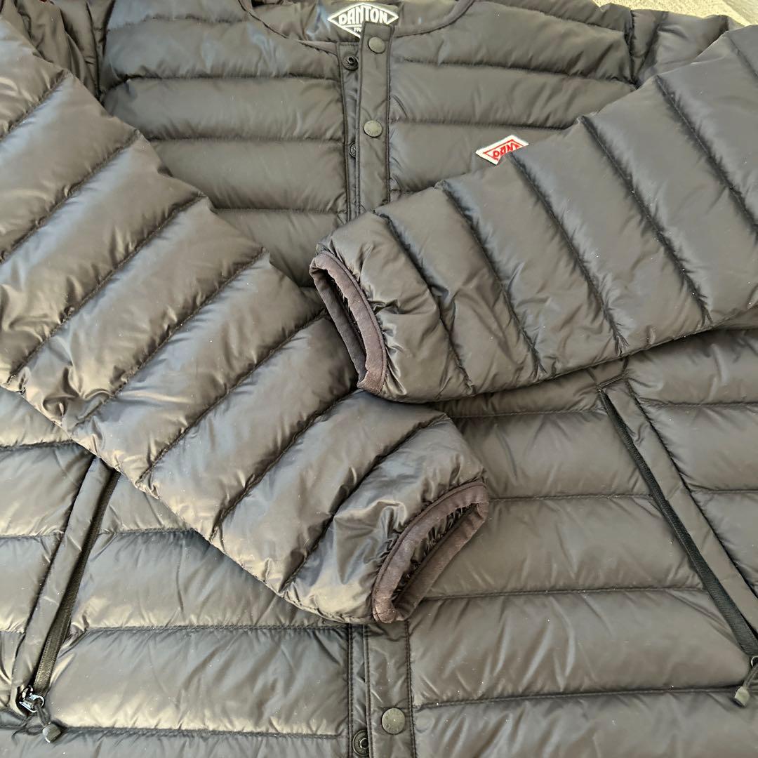 ダントンダウンジャケットインナーダウン黒36