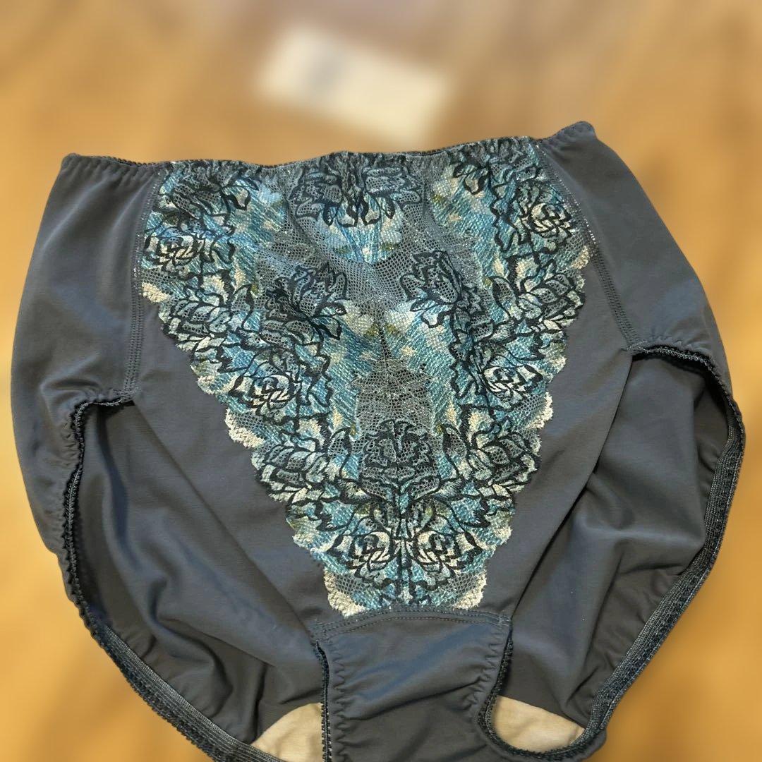 ダイアナ補正下着E70ブラジャーショーツLリーブグリーン