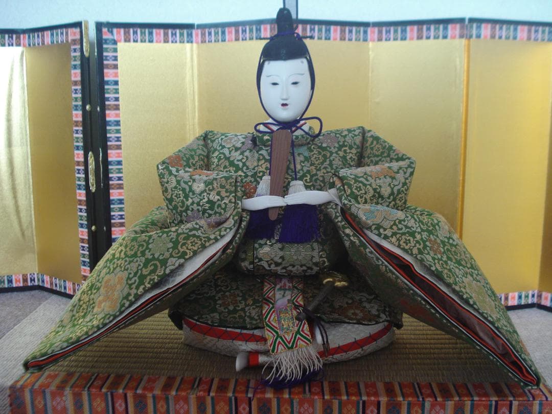 雛人形　昭和レトロ　親王飾り　ヴィンテージ　古い人形　古今雛