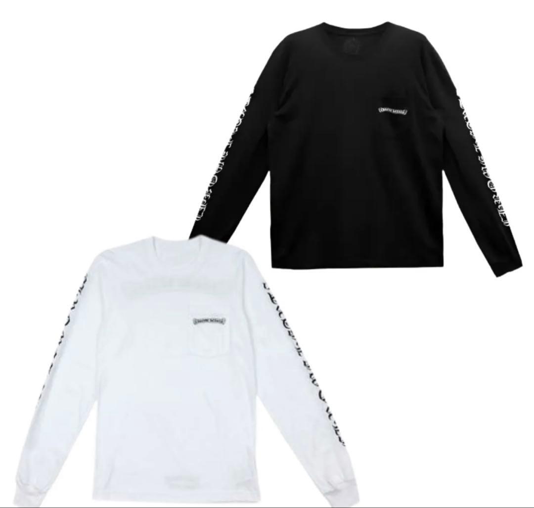 クロムハーツロンT 黒色　Lサイズ