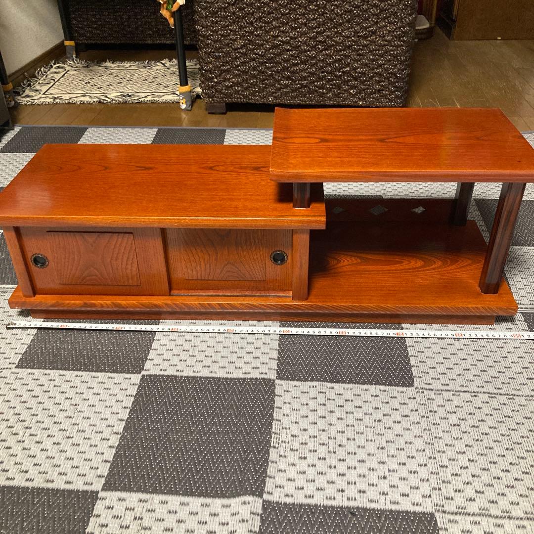 和風　木製棚　飾り棚　床の間　和室などに