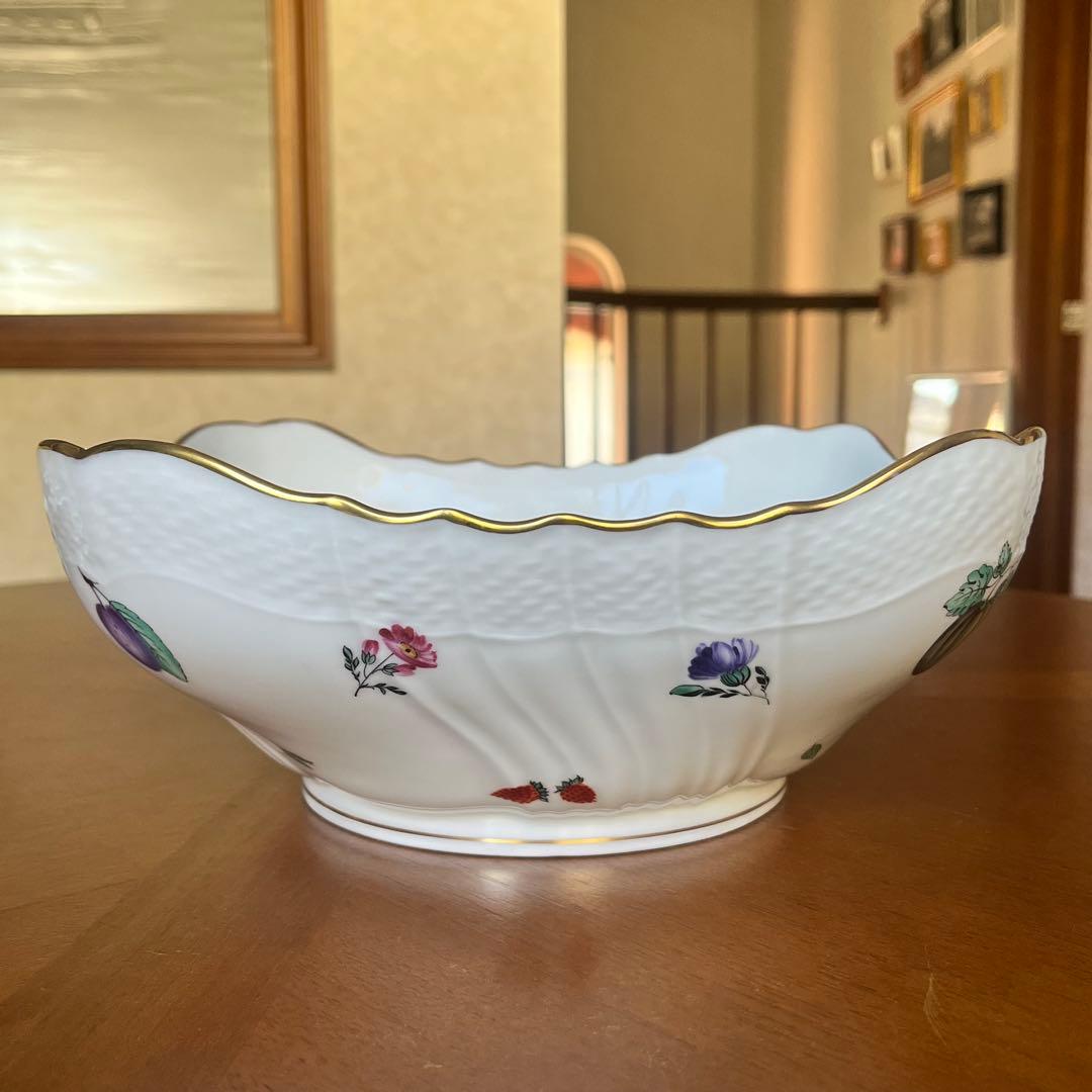 【希少品】リチャードジノリ★ベッキオペルージャ★豪華なスクエアボウル