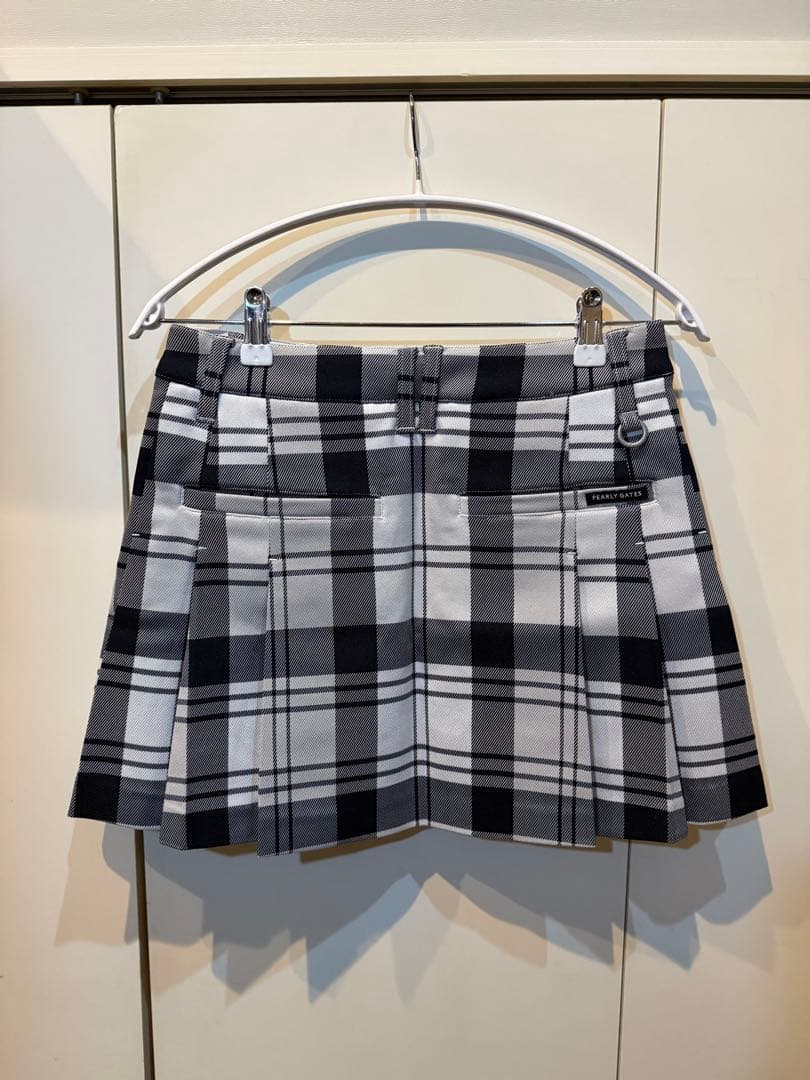 新品　パーリーゲイツ プリーツスカート サイズ0 ホワイト系