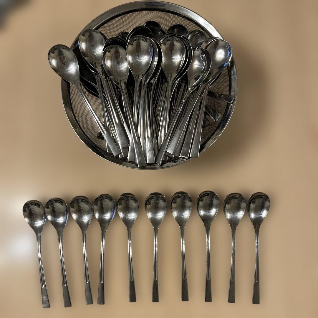 ステンレス カレースプーン まとめ売り 156本 業務用 カトラリー 中古