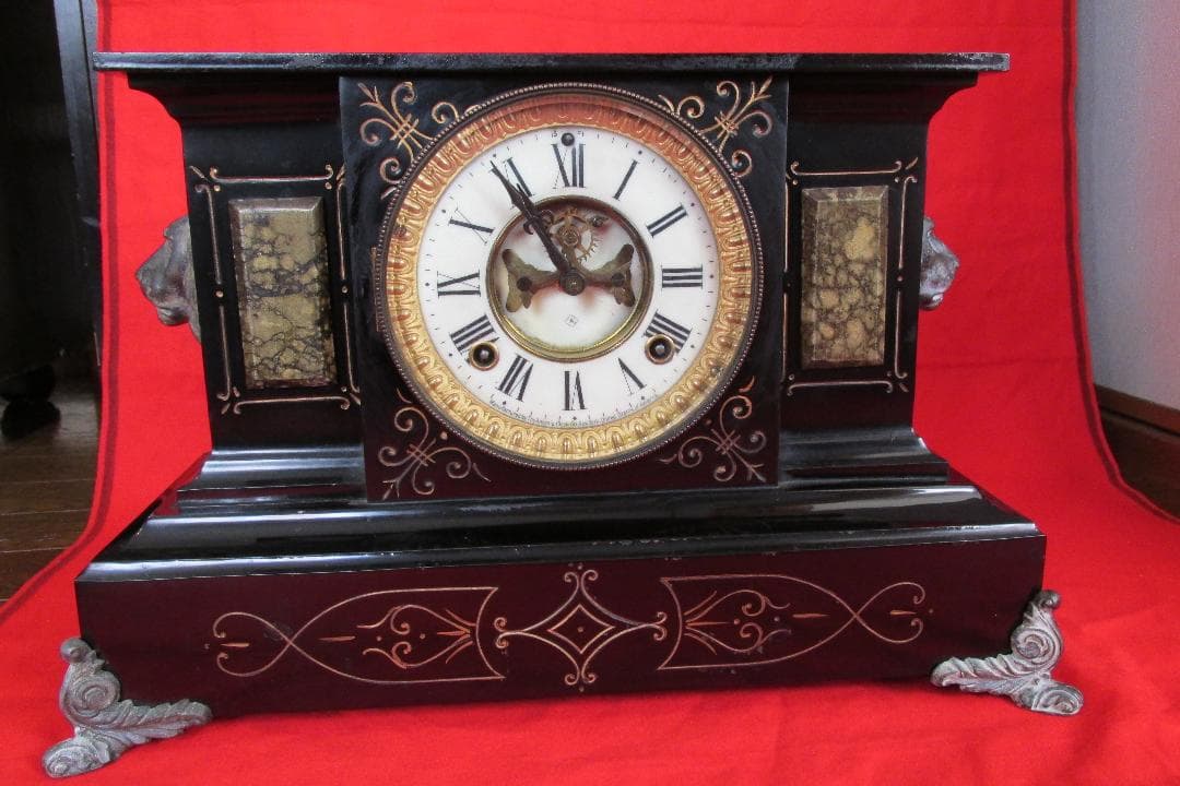 豪華な装飾時計　USAアンソニア製