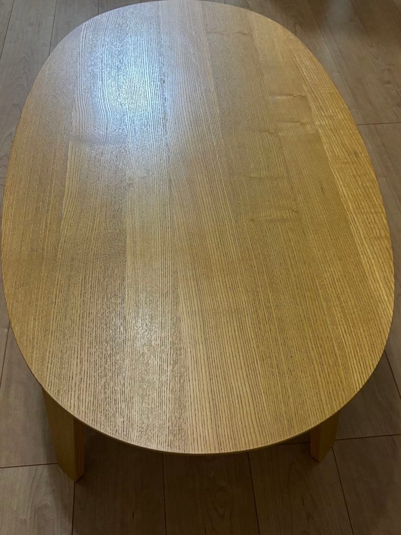 MUJI 木製 楕円形 こたつ　ローテーブル　無印良品