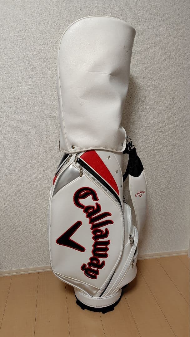 Callaway キャディバッグ ホワイト/レッド