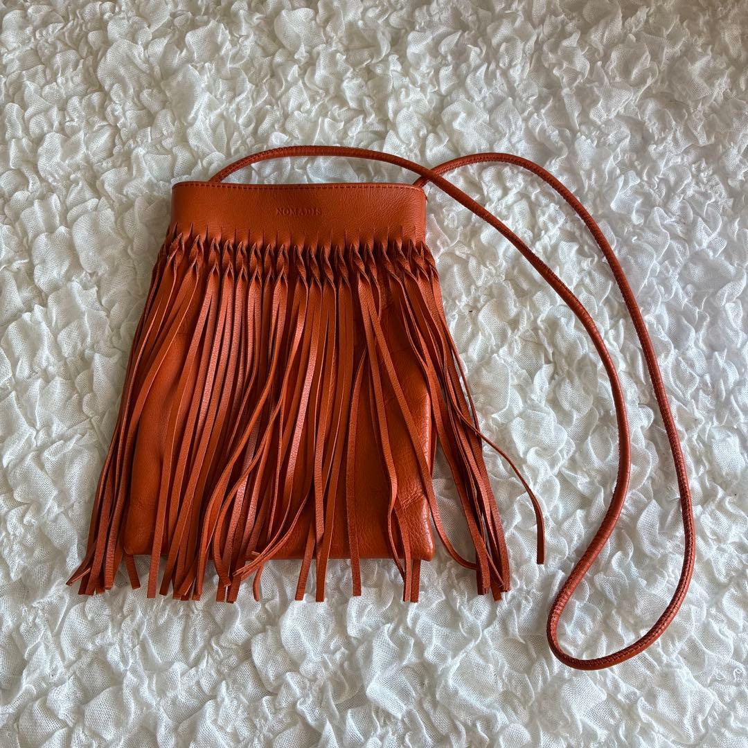 2点おまとめ》スローブイエナ羊革ライダース38,ノマディス革ショルダーバッグ