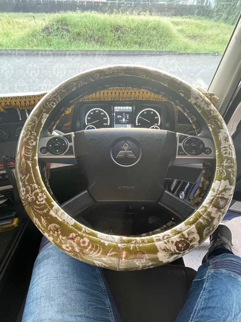 17スパグレ　新格子　ダッシュマット ハンドルカバー