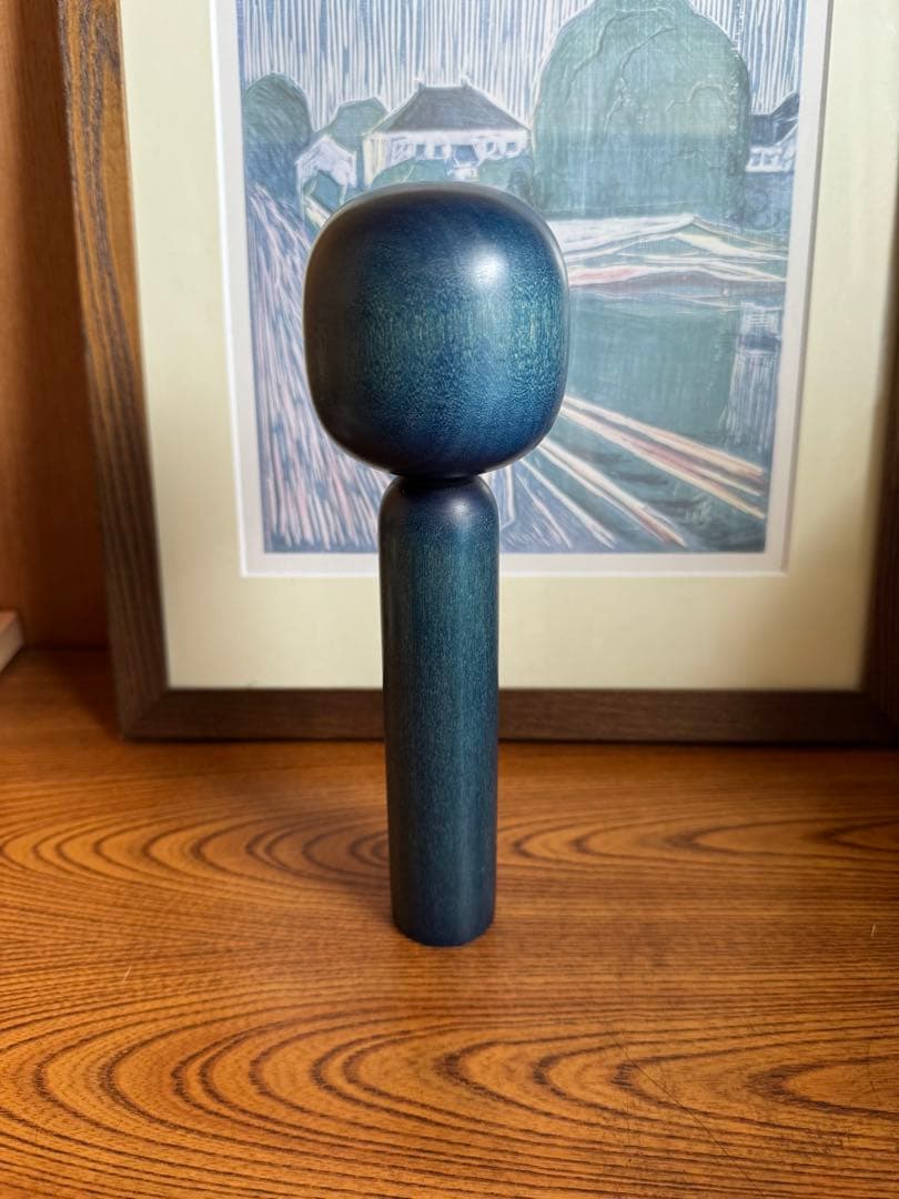 BEAMS 仙台木地製作所 × fennica 別注 インディゴこけし 8寸