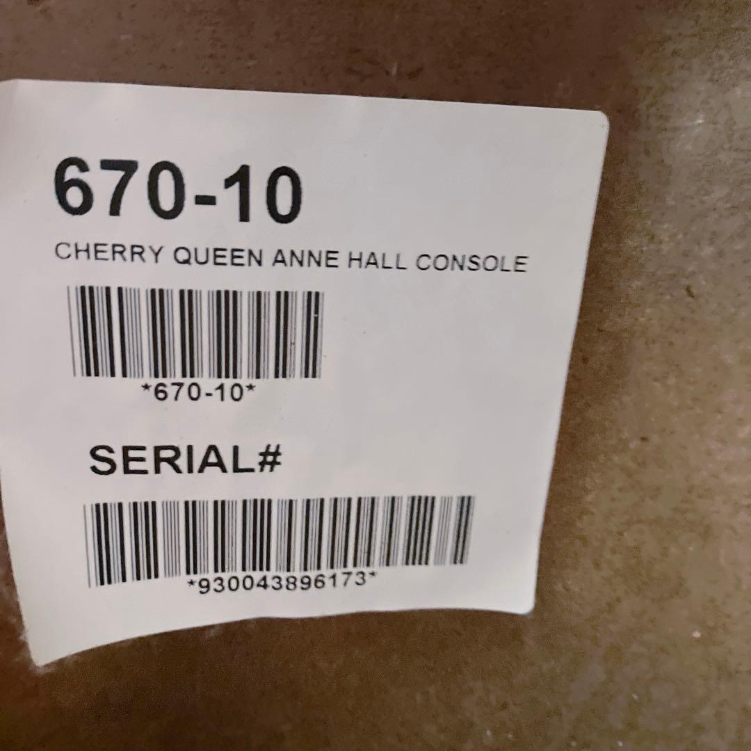 Cherry Queen Anne 猫脚　コンソール　テーブル　サイドテーブル