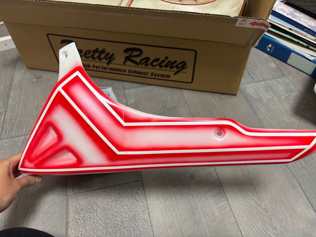 ゼファー400/χ用 アンダーカウル 新品 ブロックライン