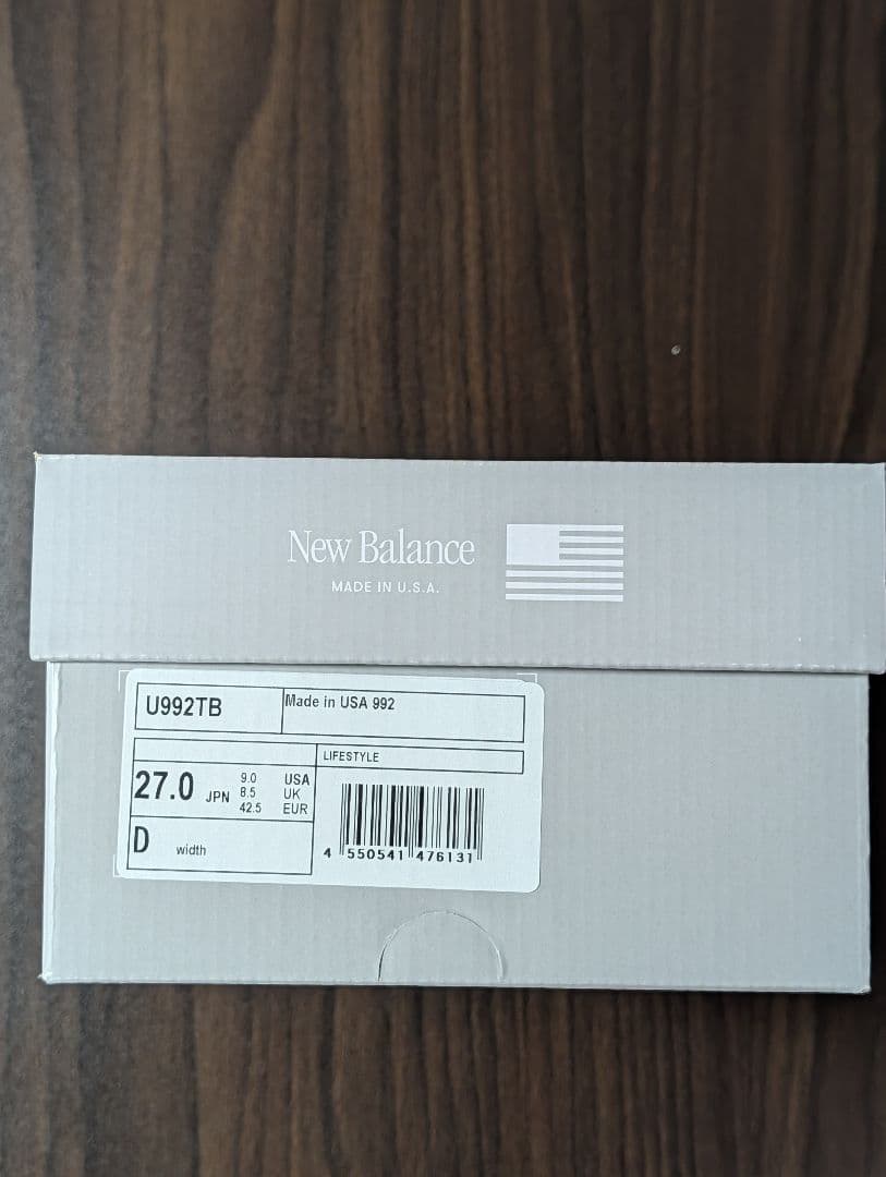 New balance U992TB 27cm ニューバランス トリプルブラック