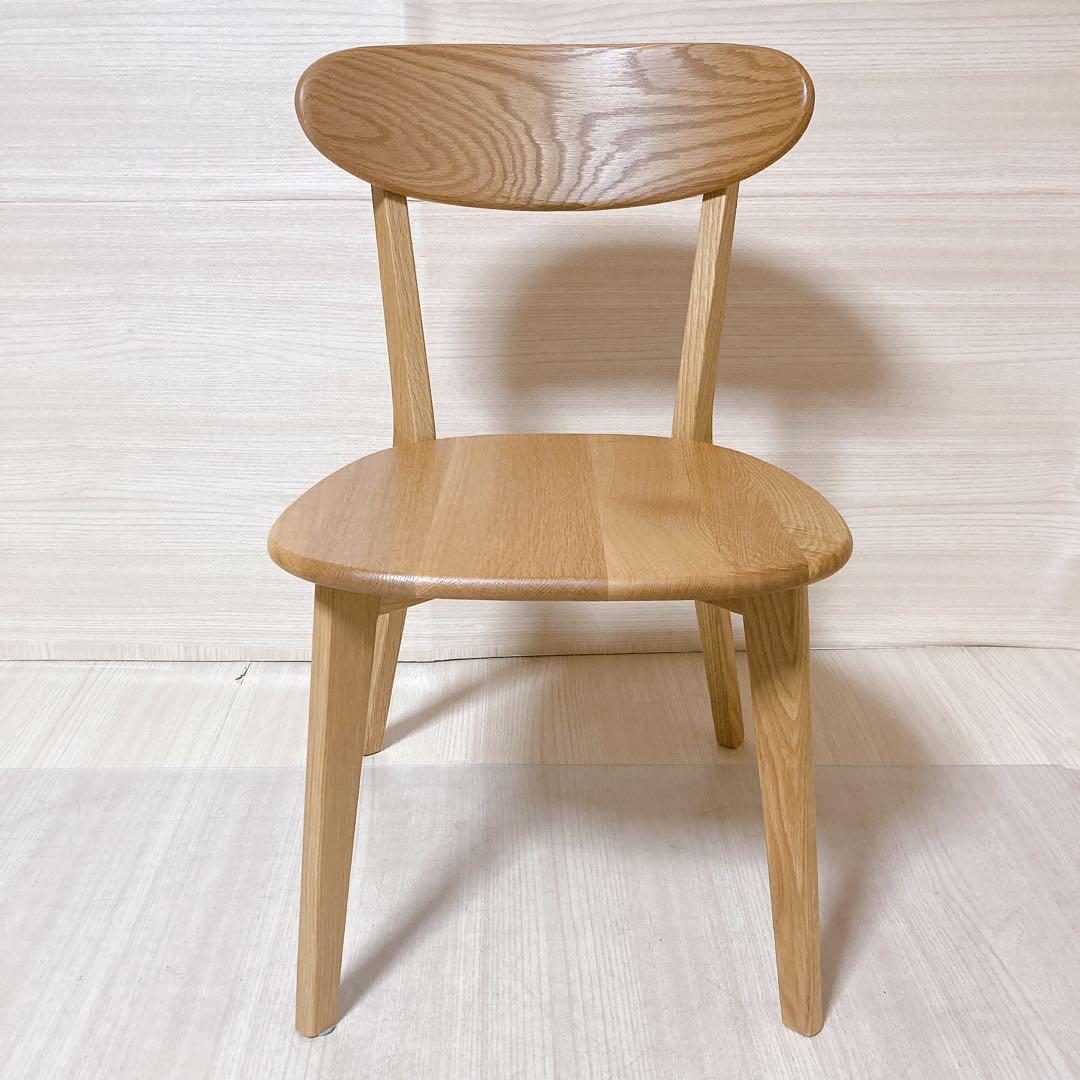 ダイニングチェア リバー  オーク材 無垢天然木 椅子 大川家具 ①