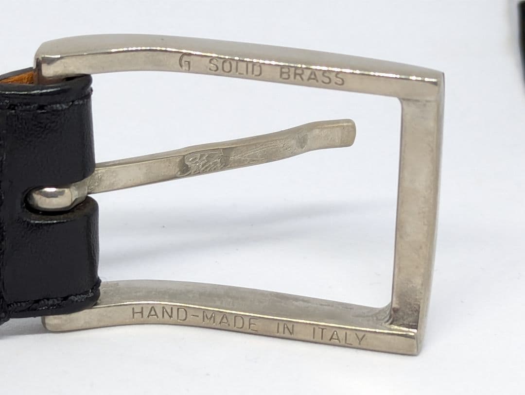 【美品】Felisi フェリージ　黒　レザー　メンズベルト