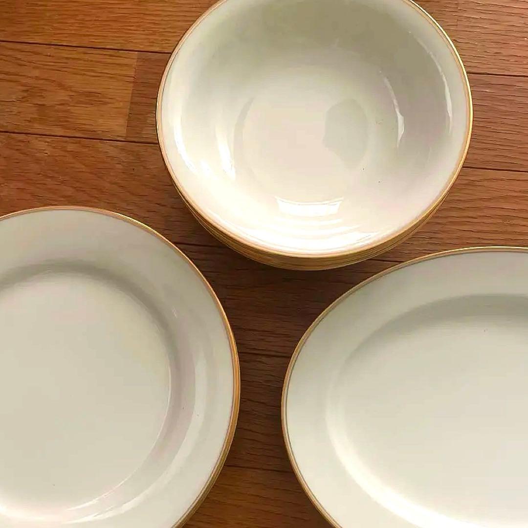 Noritake ゴールド縁取りお皿　11枚　セット