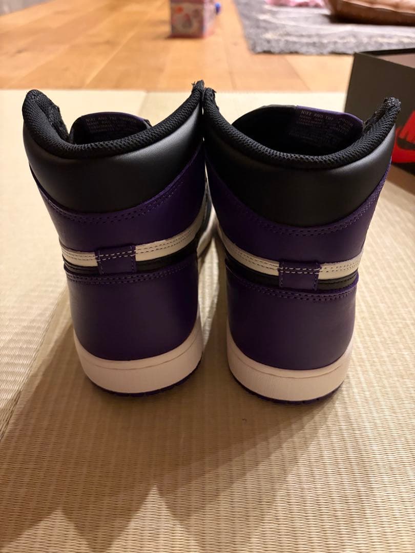 エアジョーダン1 コートパープル 27センチ