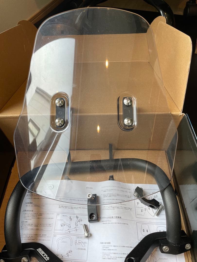 パーツ WR250R/X ZETA ADVENTURE WIND SHIELD