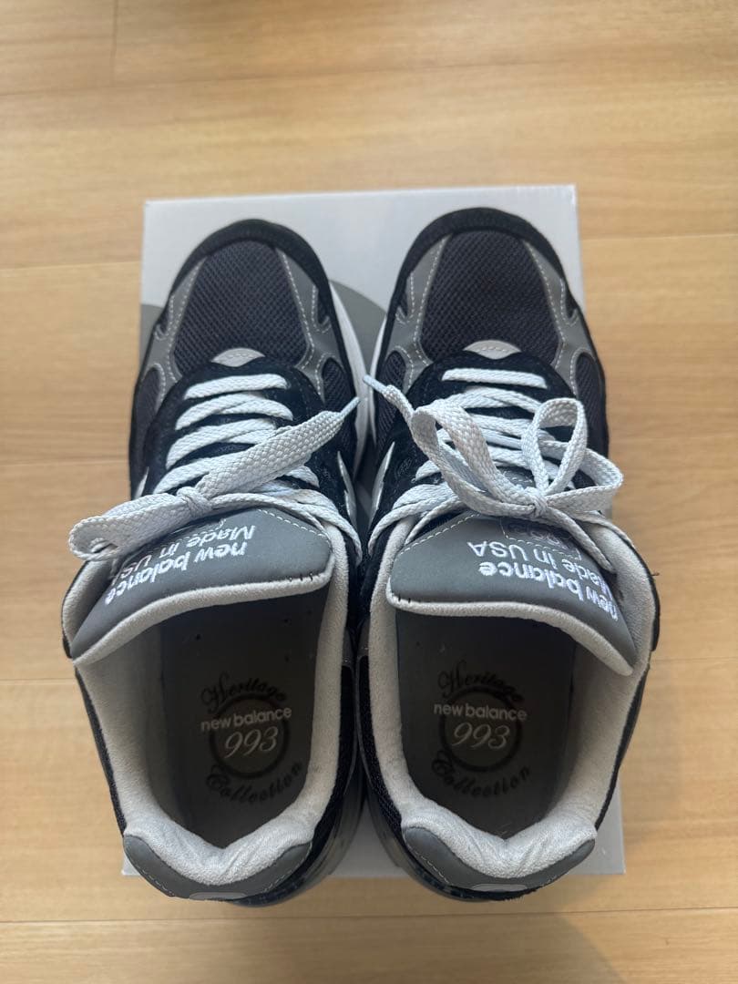 ニューバランス25年復刻　MR993BK 27.5 名古屋ゲートタワー購入品。