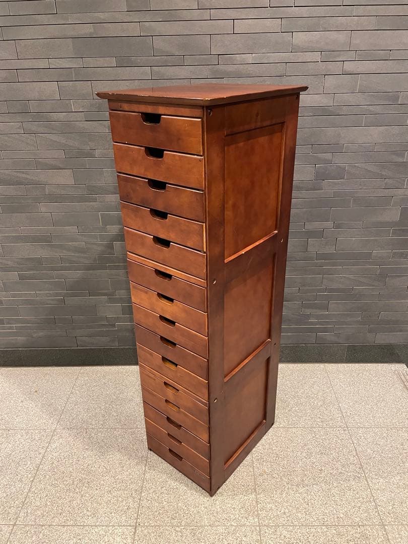 はやし　レトロ 高級ハイキャビネット タワー レターケース　１5段