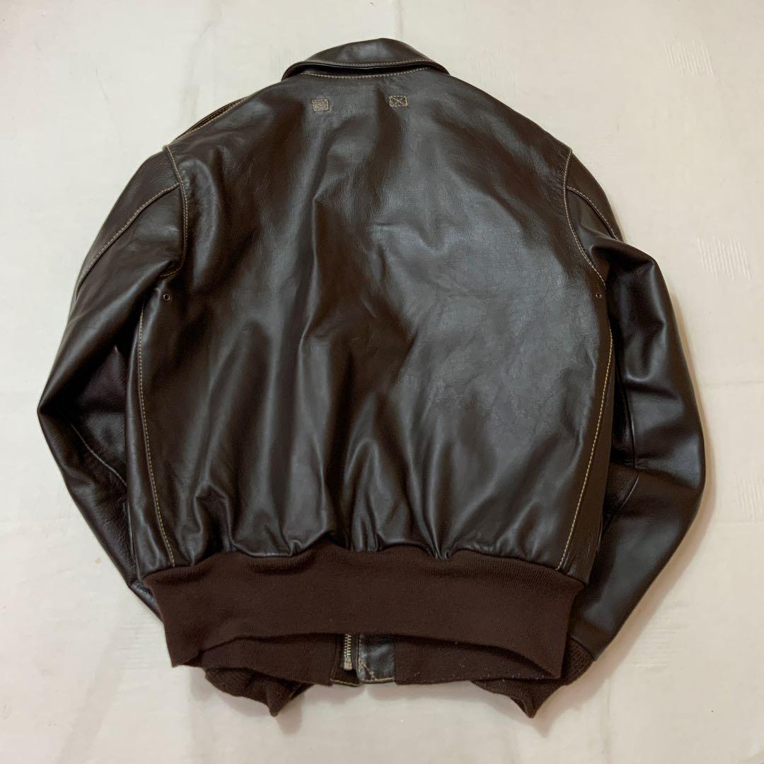 モルガンプロダクツ A-2 レザー フライトジャケット 36