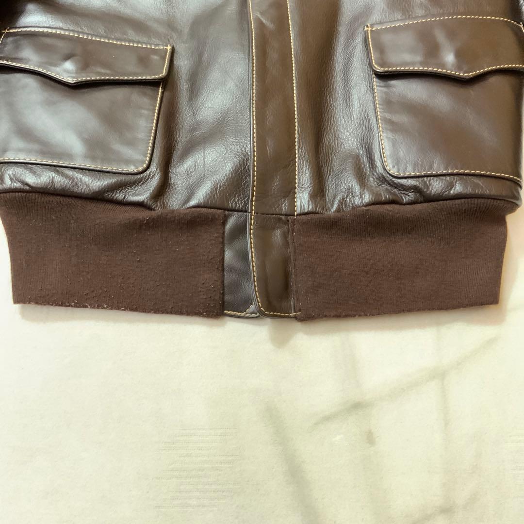 モルガンプロダクツ A-2 レザー フライトジャケット 36