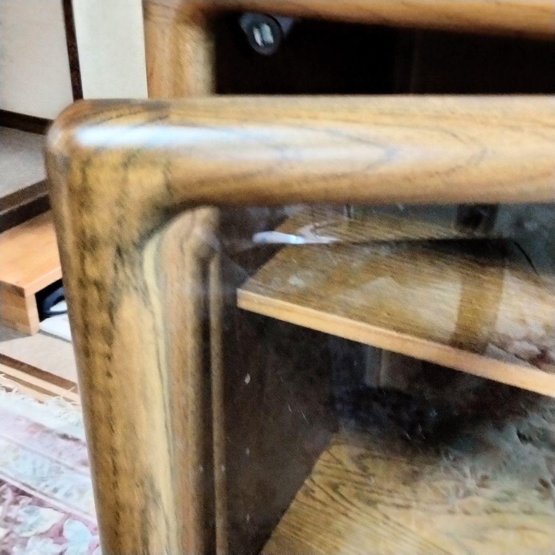 アケボノ工芸　キャビネット 飾り台 電話台 曙工芸製作所 ナラ？オーク？