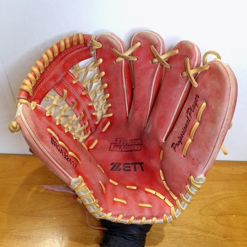 ZETT ゼット 日本製 赤星憲広モデル 本人使用カラー 外野用 軟式グローブ