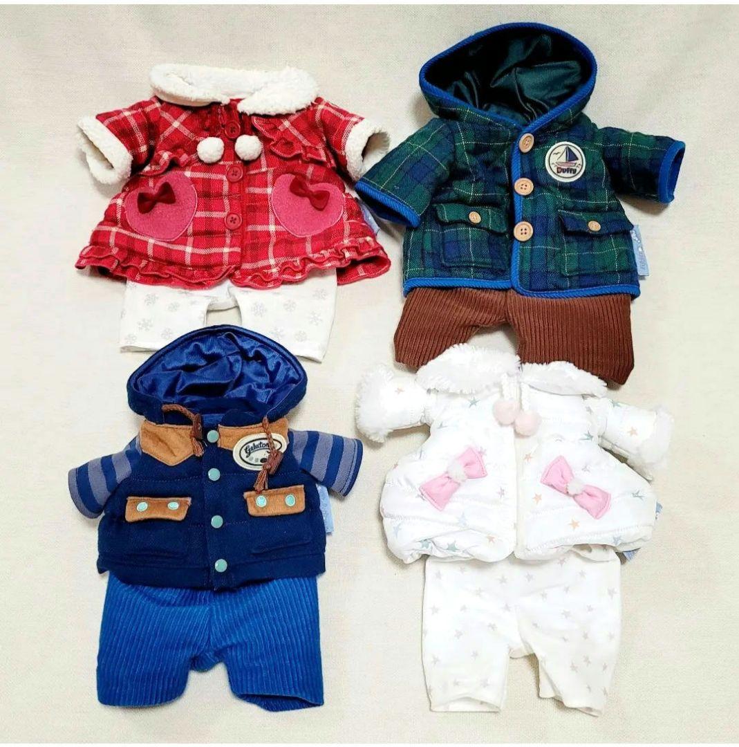 極美品☆2018年ダッフィートゥインクルウィンターぬいぐるみコスチューム公式