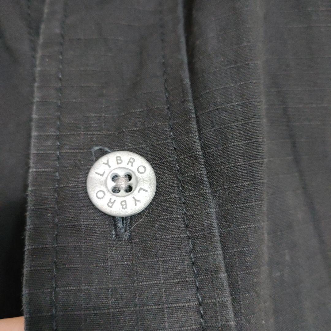 ナイジェルケーボン ミリタリーシャツ スウェーデン軍 ブラック 50