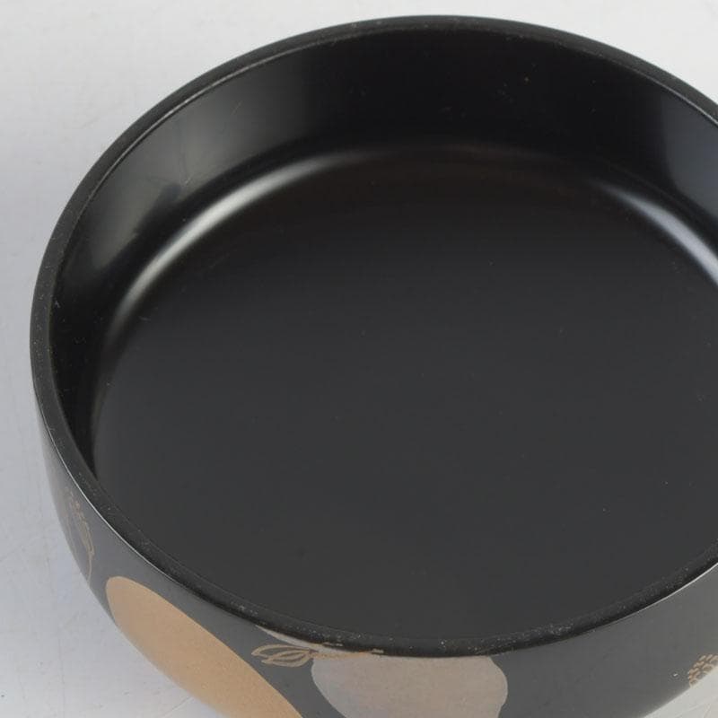 茶道具　加藤一衛造　瓢箪蒔絵　棗　共箱　V　9551