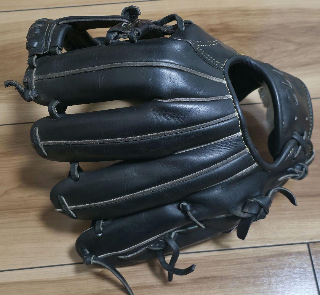 ミズノプロ 軟式用 グローブ 黒 内野用