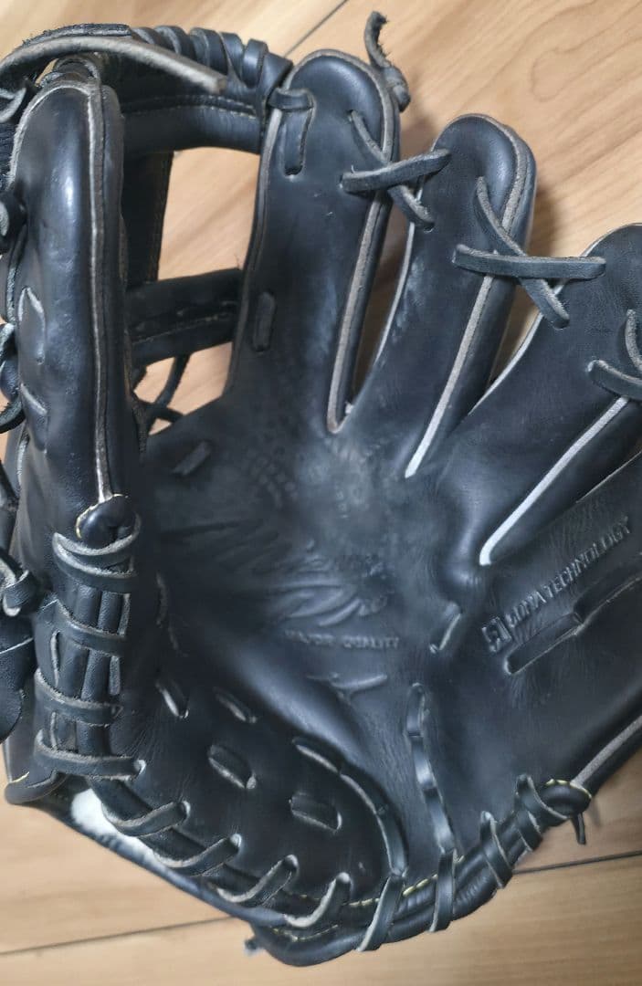 ミズノプロ 軟式用 グローブ 黒 内野用