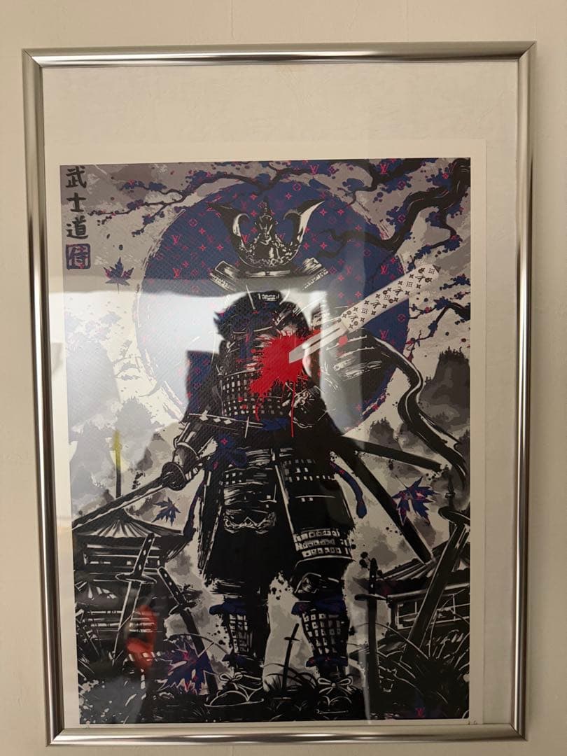 前*宏様 フレーム付き　death nyc 世界限定100枚　サムライバンクシー